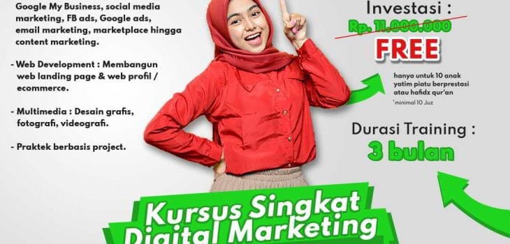Program Full Beasiswa Kursus Digital Marketing