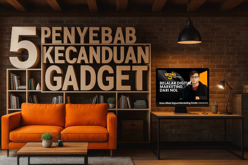 penyebab kecanduan gadget
