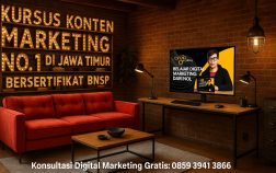 Kursus Konten Marketing No. 1 di Jawa Timur Bersertifikat BNSP | KURSUS LANGSUNG KERJA