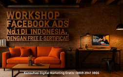 Workshop Facebook Ads No.1 di Indonesia dengan Free E-Sertificate