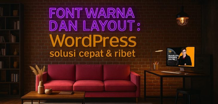 3 FONT WARNA DAN LAYOUT: Kenapa itu penting di dunia digital ?