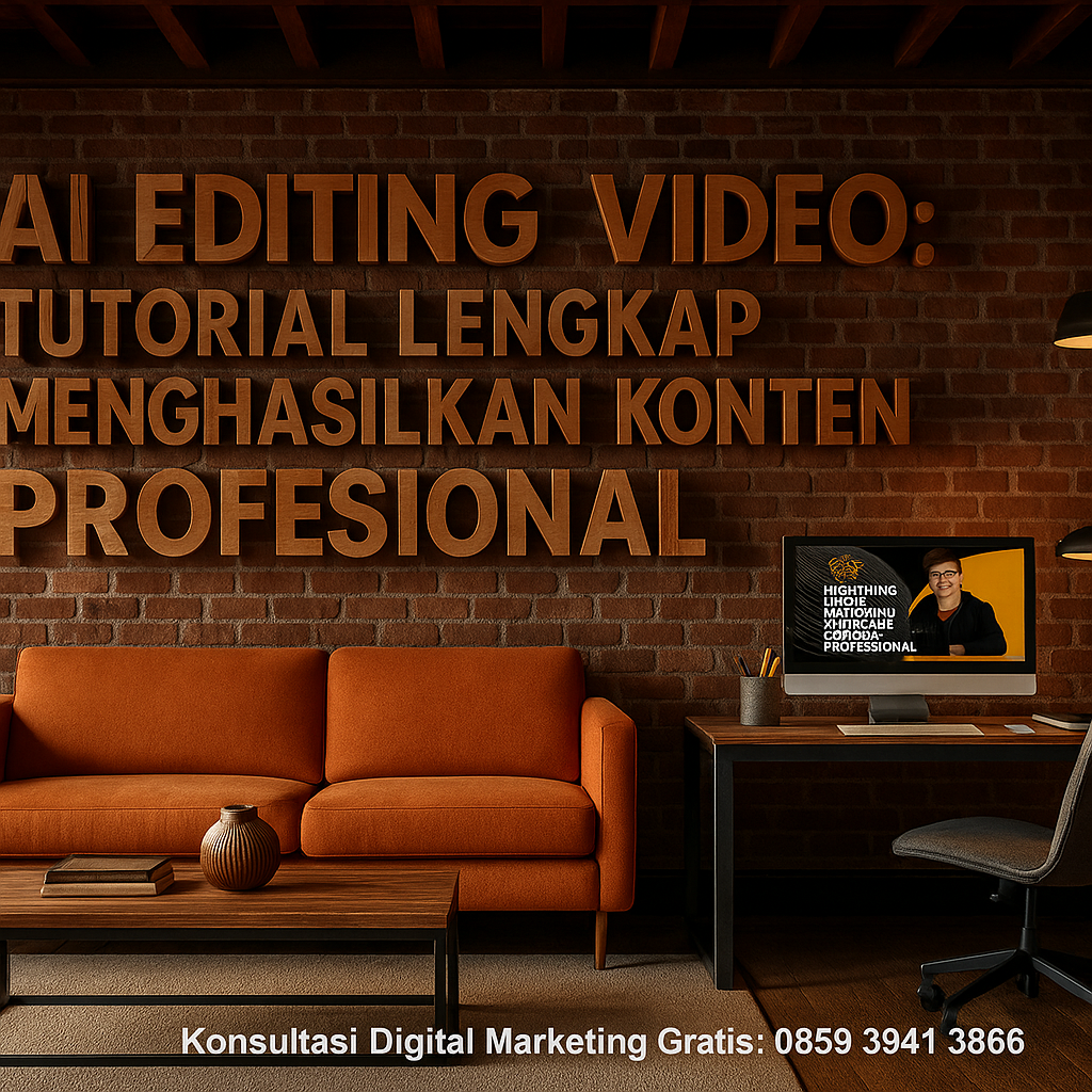 AI editing video