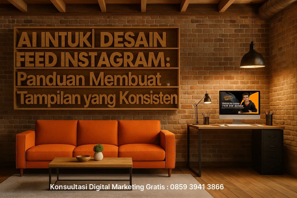 AI untuk desain feed Instagram