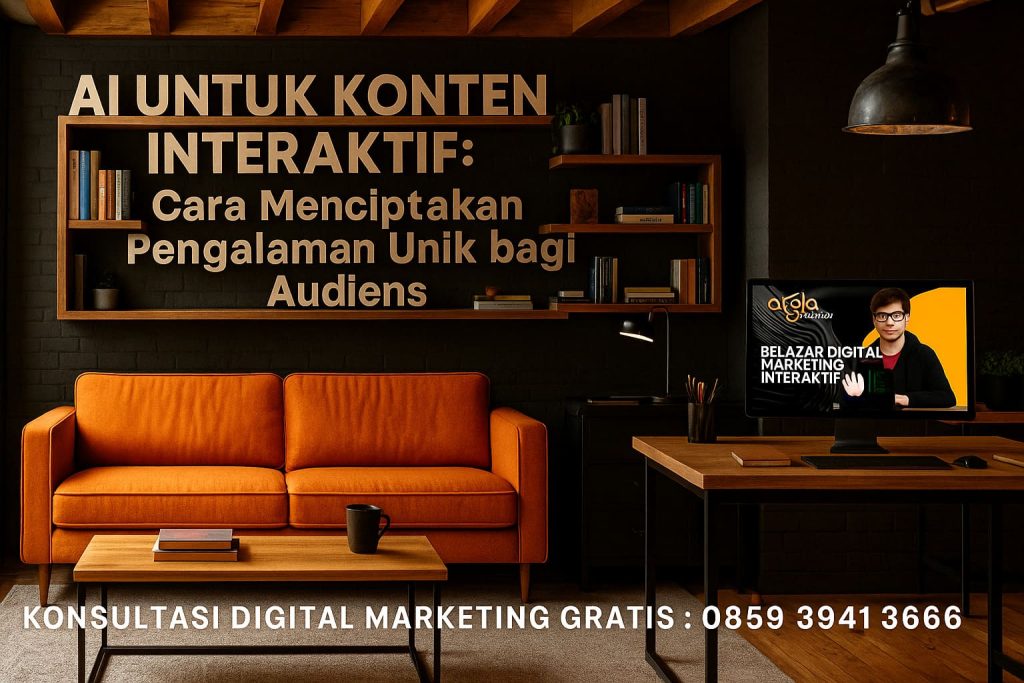 AI untuk konten interaktif