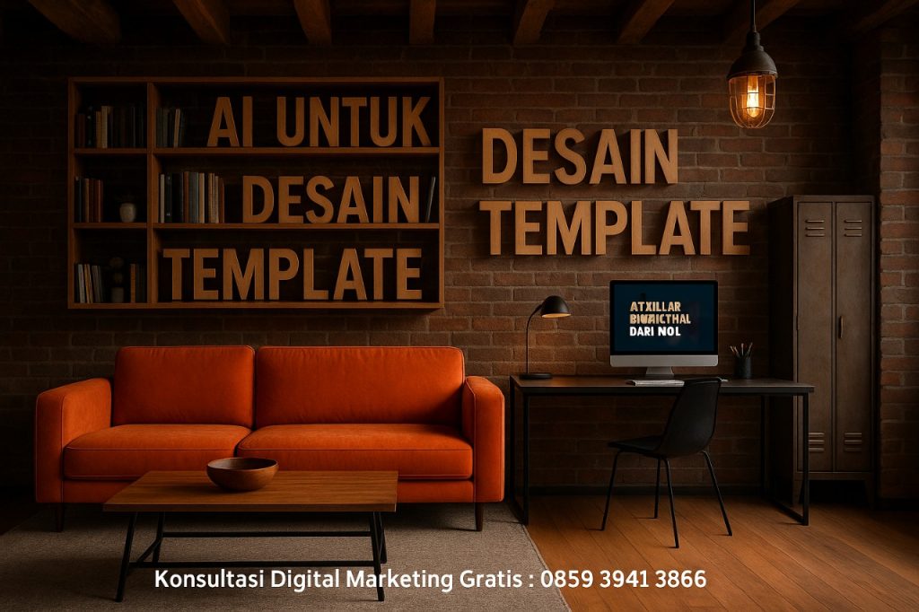 AI untuk desain template