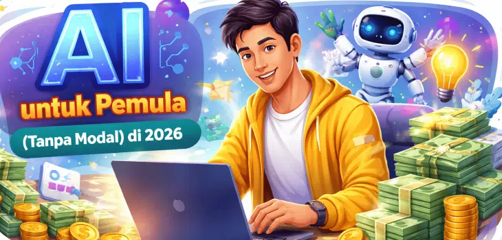 Cara Menghasilkan Uang dari AI untuk Pemula (Tanpa Modal) di 2026 Cara Menghasilkan Uang dari AI untuk Pemula (Tanpa Modal) di 2026