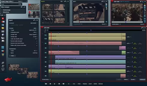 ilustrasi aplikasi edit video pada PC