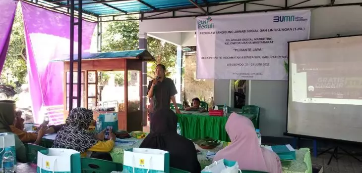 Pelatihan Digital Marketing Kelompok Usaha Masyarakat di Situbondo
