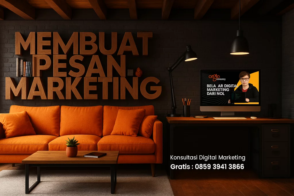 membuat pesan marketing