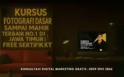 Kursus Fotografi Dasar Sampai Mahir Terbaik No.1 di Jawa Timur | Free Sertifikat