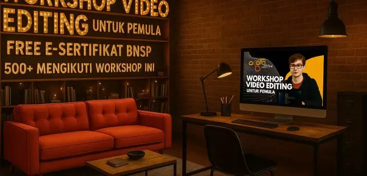 Workshop Video Editing Untuk Pemula | Free E-Sertifikat BNSP | 500+ Mengikuti Workshop ini