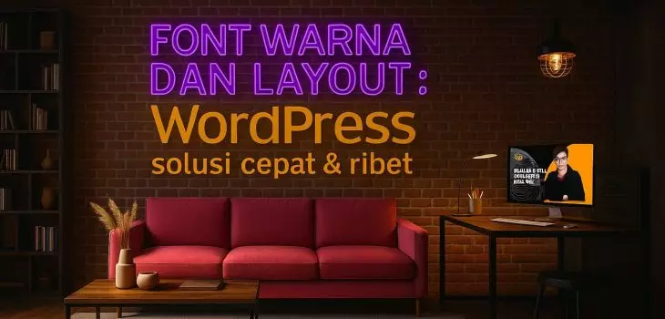 3 FONT WARNA DAN LAYOUT: Kenapa itu penting di dunia digital ?