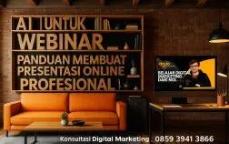 AI untuk Webinar: Panduan Membuat Presentasi Online Profesional