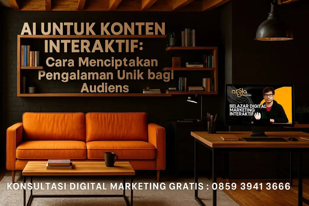 AI untuk konten interaktif