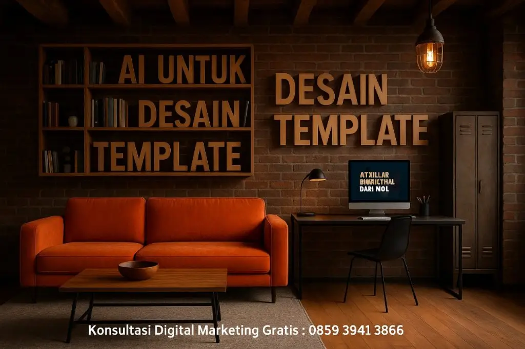 AI untuk desain template